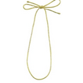 19" Gold Stretch Loop Ribbon & Bow